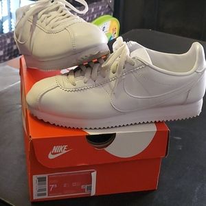 Classic White Cortez Leather